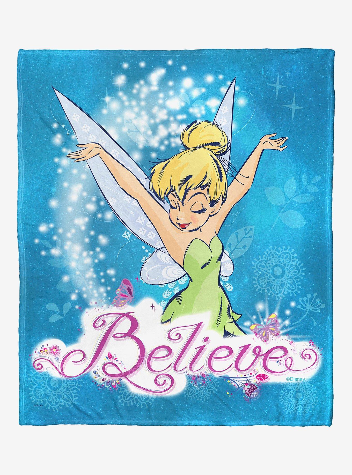 Disney Tinker Bell Sweet Believers Throw Blanket BoxLunch