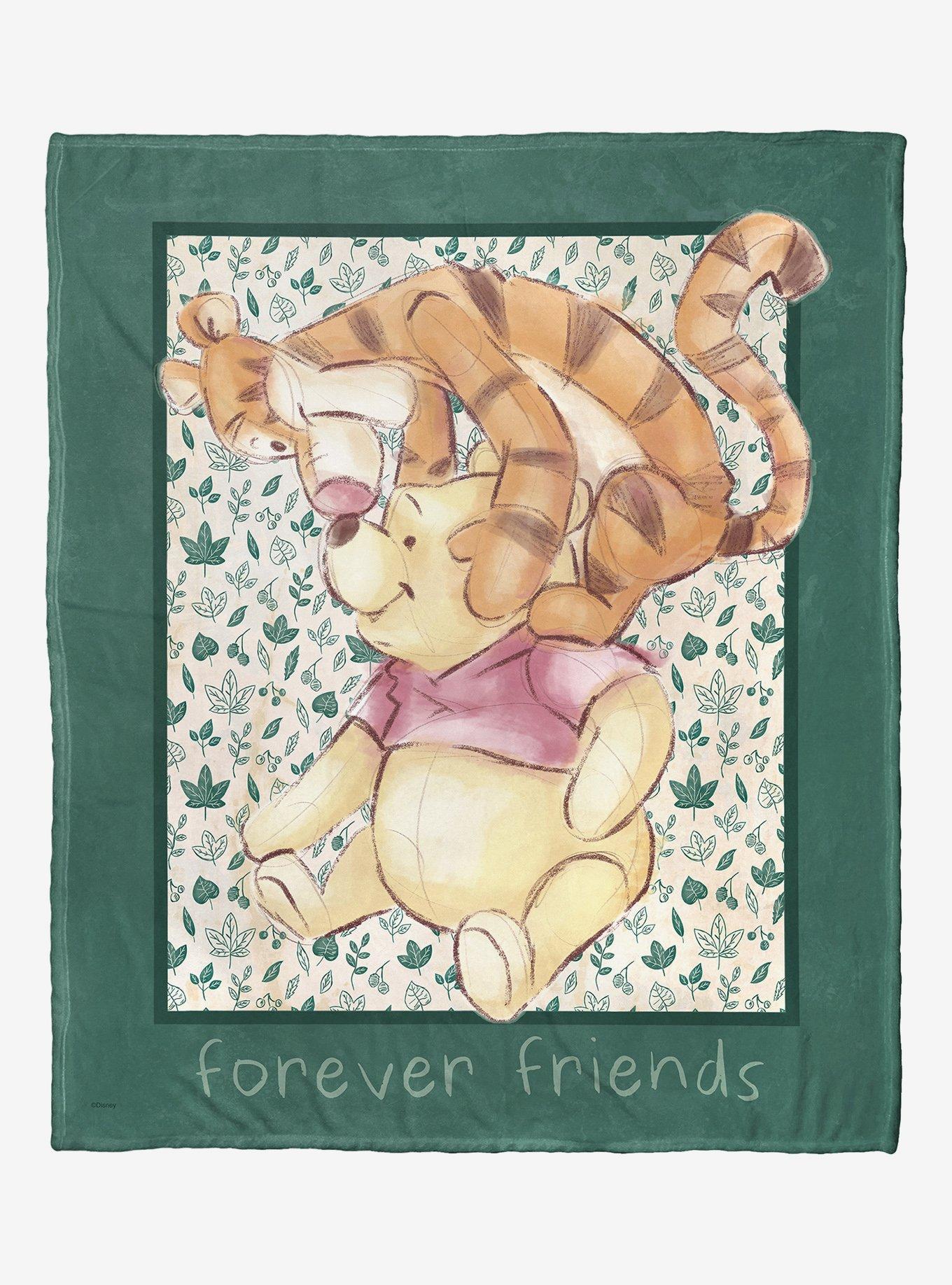 Disney Winnie The Pooh Forest Joy Throw Blanket, , hi-res