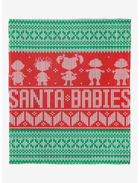 Rugrats Santa Babies Silk Touch Throw Blanket, , hi-res