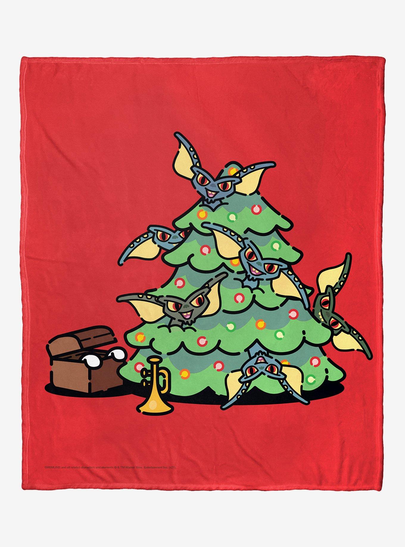 Gremlins Christmas Chaos Silk Touch Throw Blanket, , hi-res