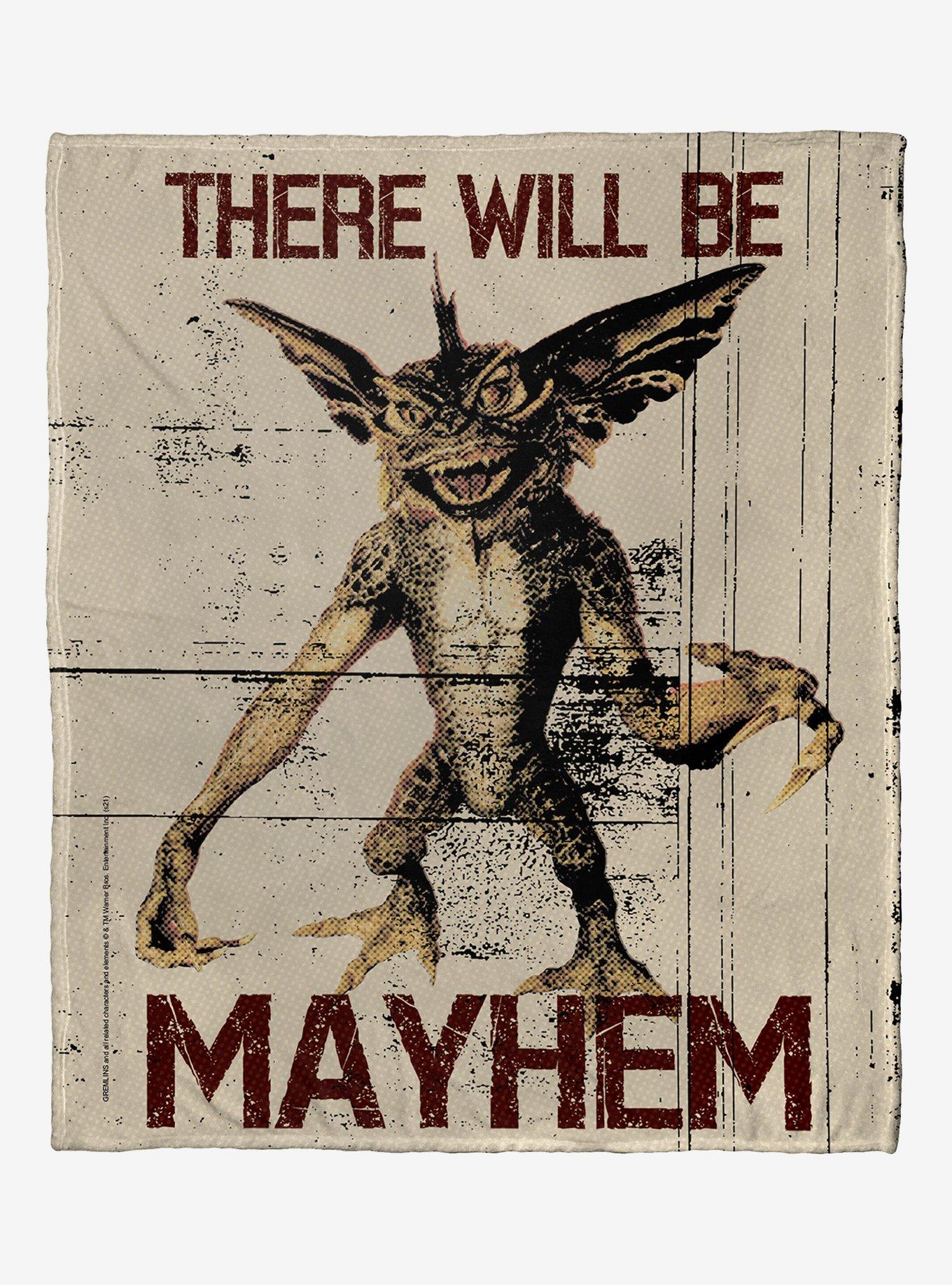 Gremlins Mayhem Time Silk Touch Throw Blanket, , hi-res