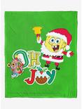 SpongeBob SquarePants Oh Joyful Holiday Throw Blanket, , hi-res