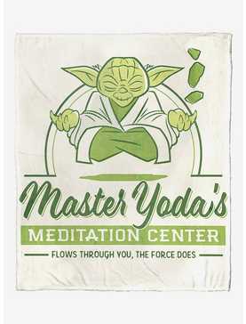 Star Wars Master Yoda Meditation Center Blanket, , hi-res