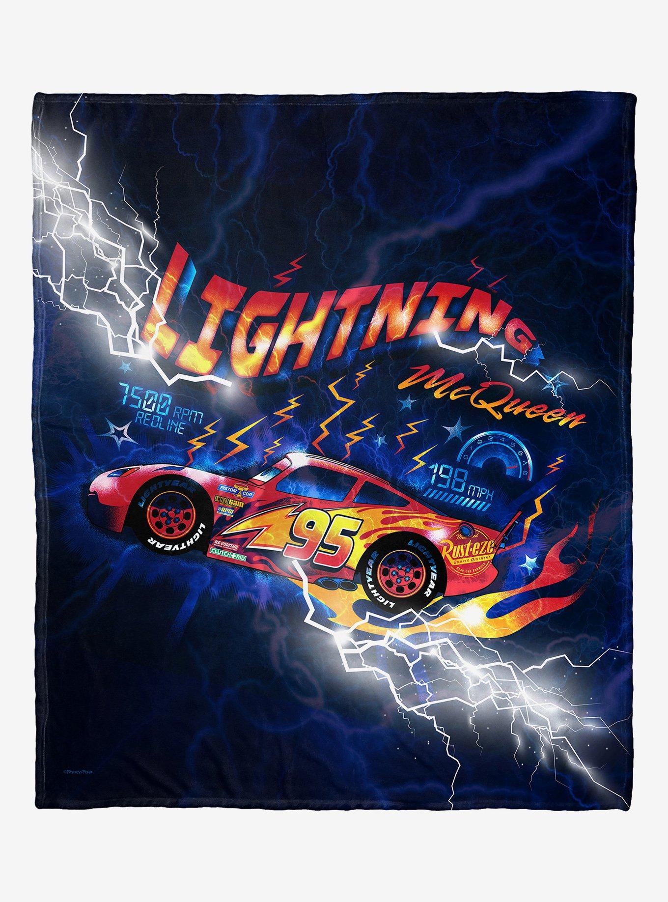 Disney Pixar Cars Sizzling Mcqueen Throw Blanket, , hi-res