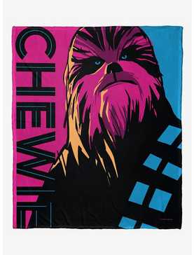 Star Wars Pop Art Chewie Silk Touch Throw Blanket, , hi-res