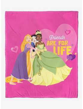 Disney Princesses Friends For Life Throw Blanket, , hi-res