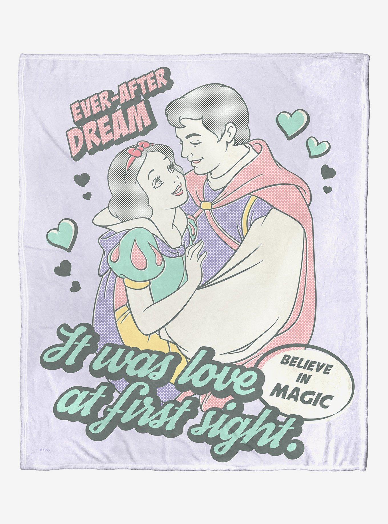 Disney Snow White Love At First Sight Throw Blanket, , hi-res