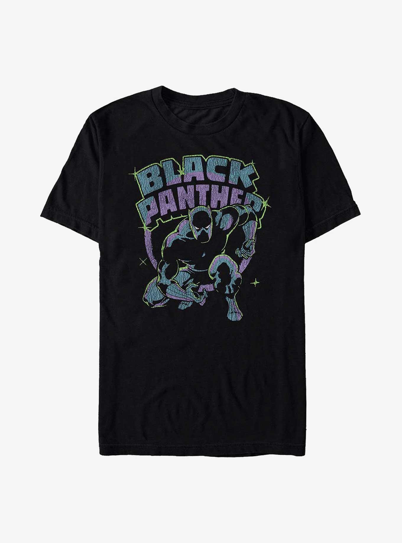 Marvel Black Panther Retro Panther T-Shirt, BLACK, hi-res