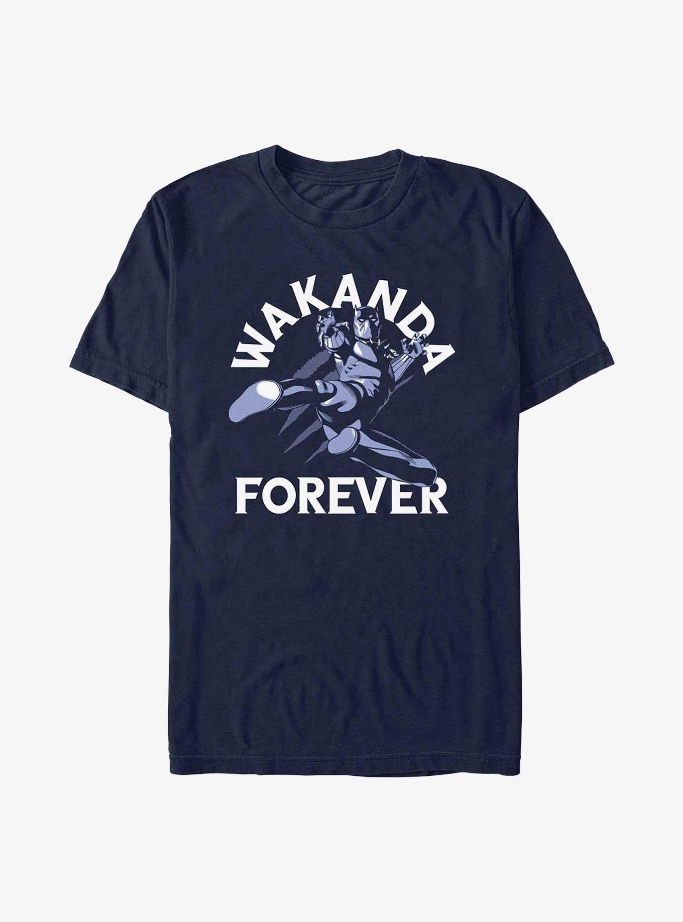 Marvel Black Panther Wakanda Jump T-Shirt, NAVY, hi-res
