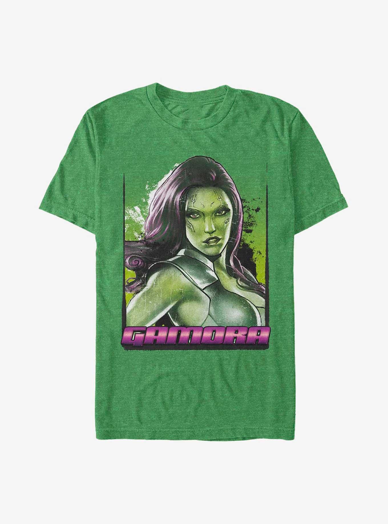 Marvel Guardians of the Galaxy Gamora Poster T-Shirt, KEL HTR, hi-res