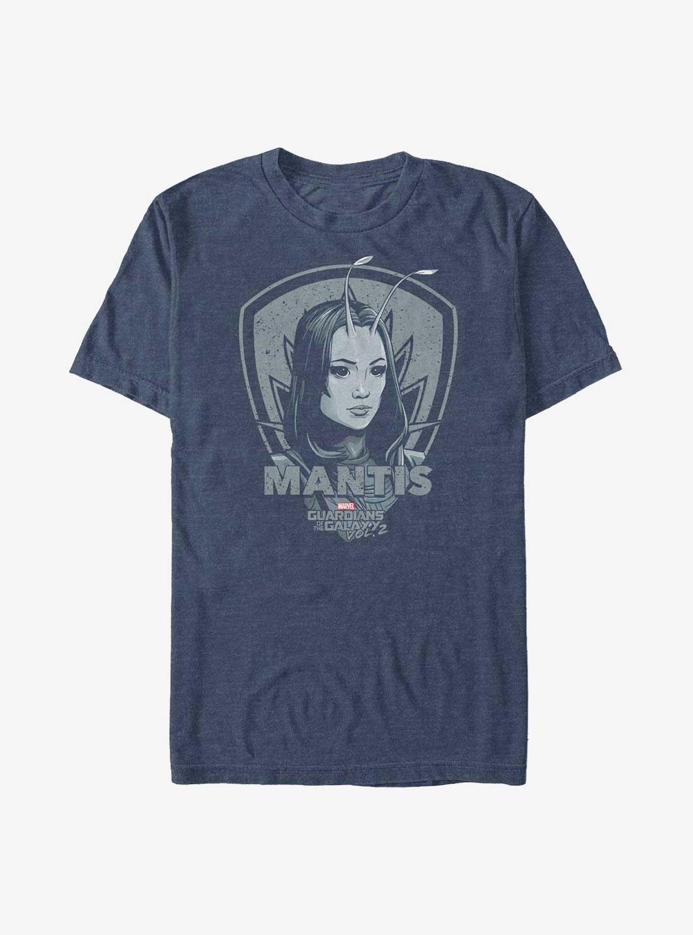 Marvel Guardians of the Galaxy Mantis Shield T-Shirt, NAVY HTR, hi-res