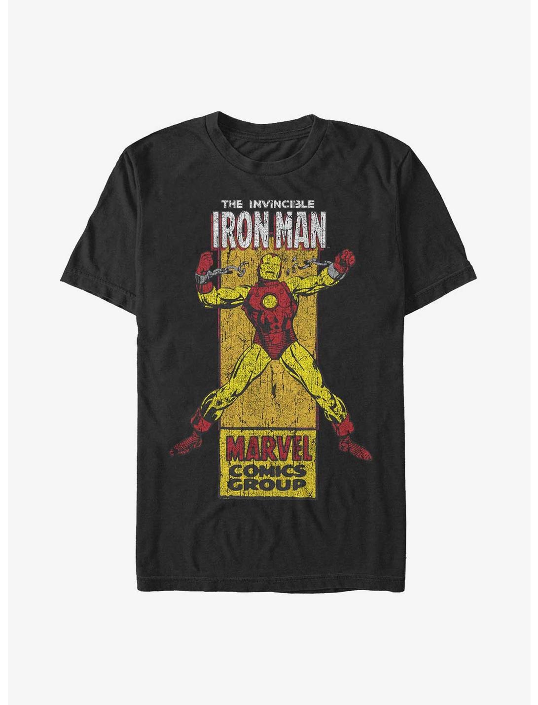 Marvel Iron Man Chain Breaker T-Shirt, BLACK, hi-res