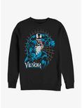 Marvel Venom Tangled Web Sweatshirt, BLACK, hi-res