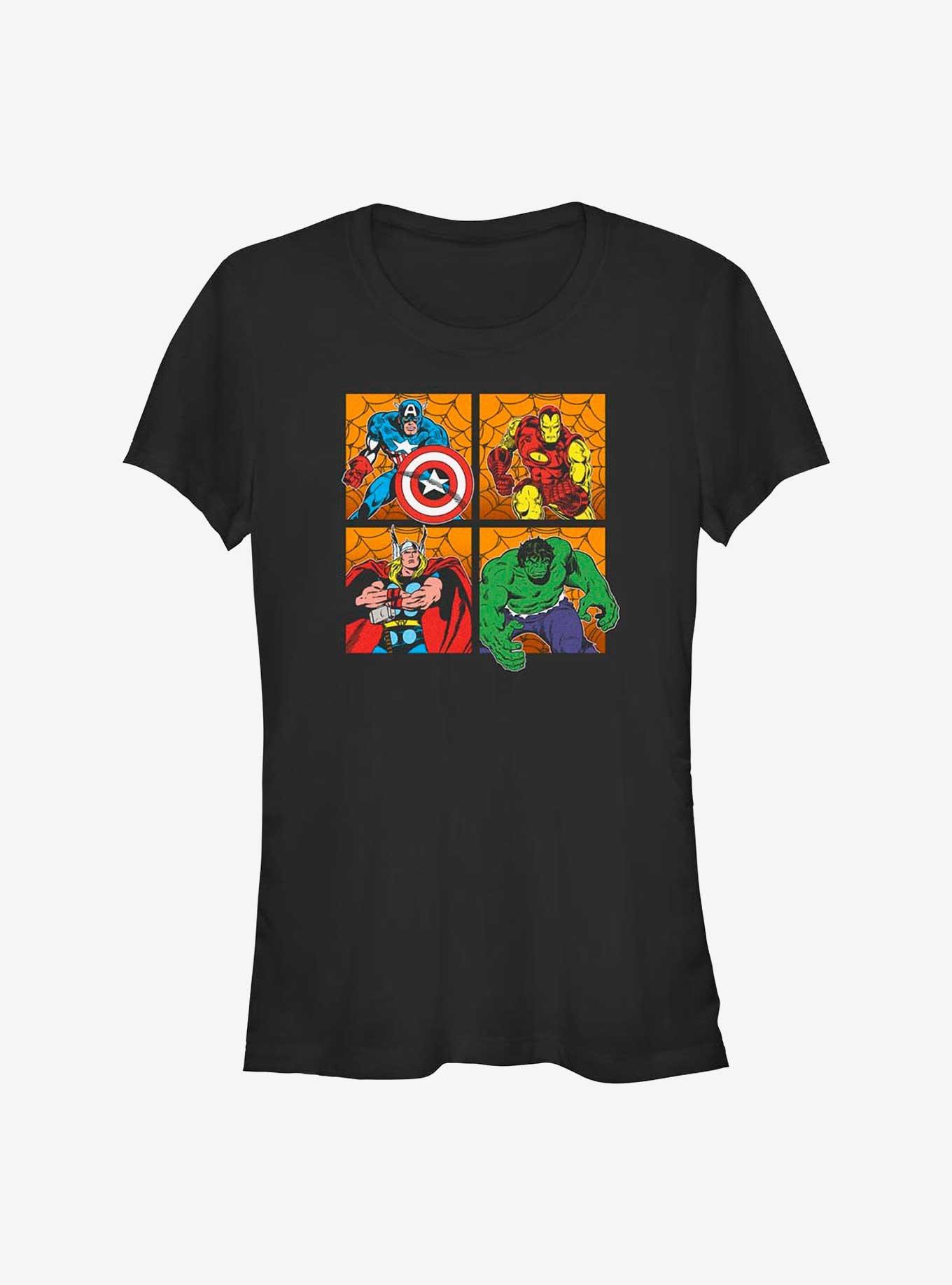 Marvel Avengers Halloween Panels Girls T-Shirt, , hi-res