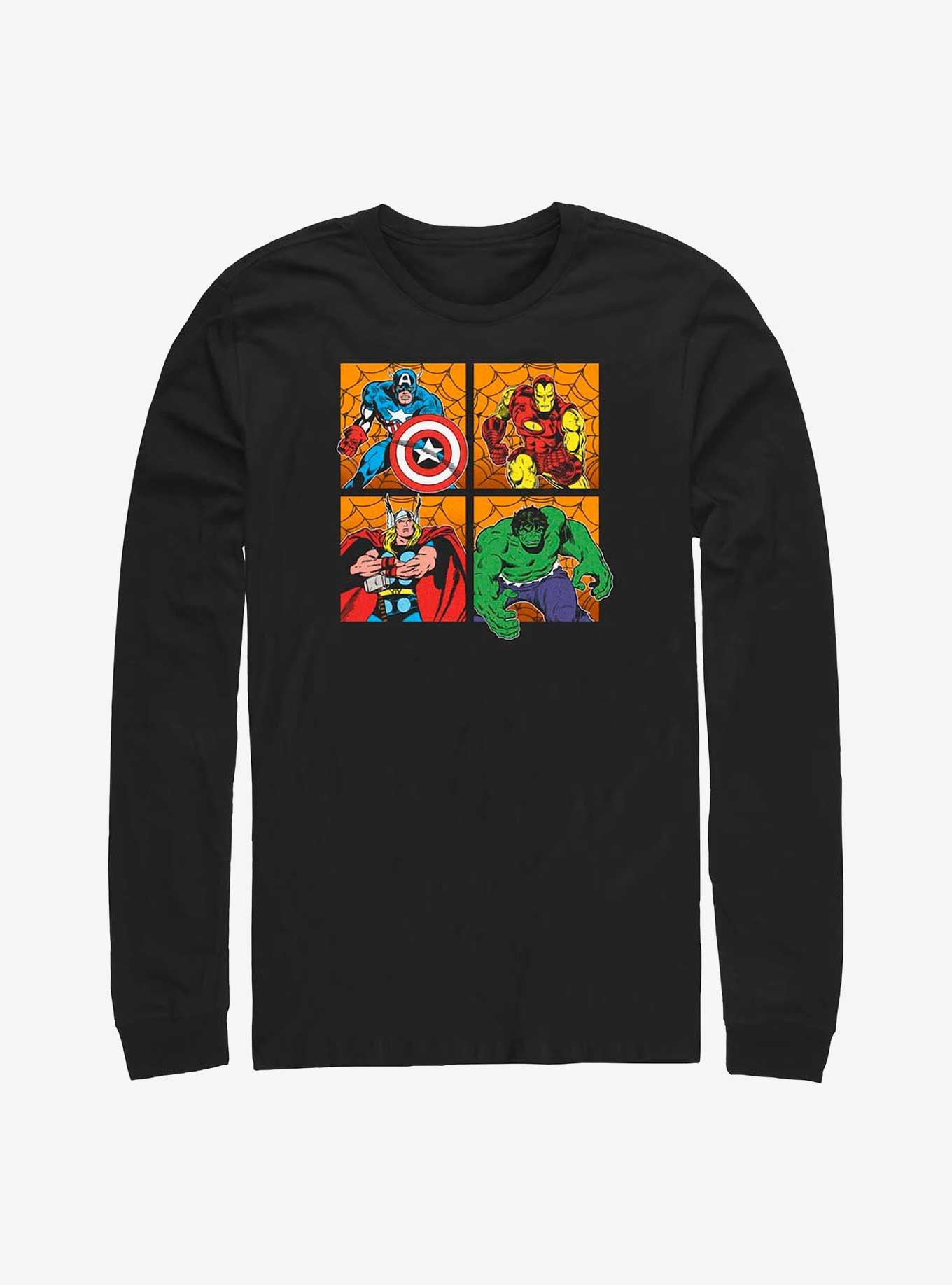 Marvel Avengers Halloween Panels Long-Sleeve T-Shirt, , hi-res