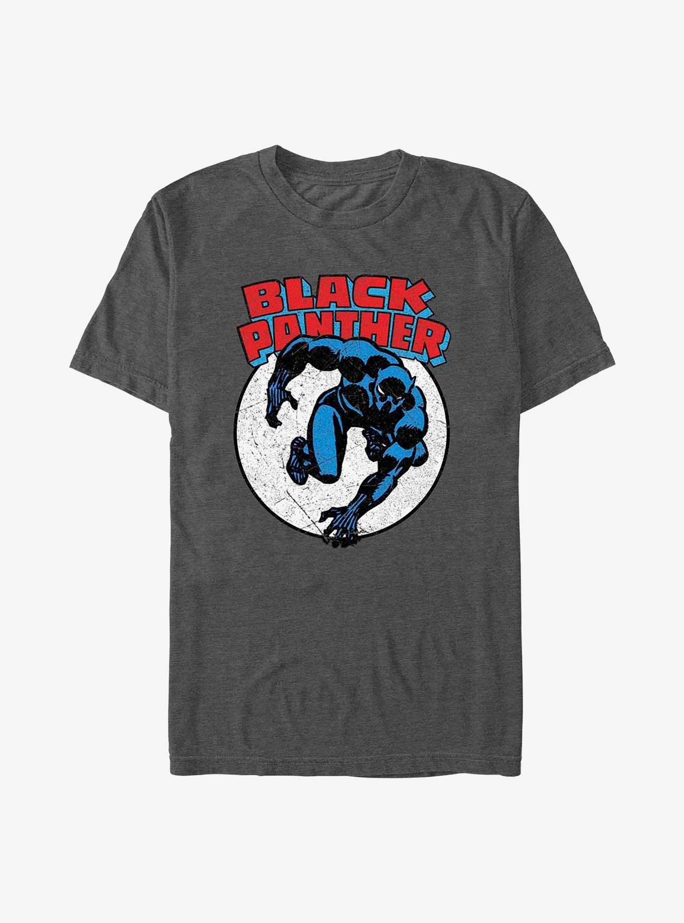 Marvel Black Panther Strike Badge T-Shirt, CHAR HTR, hi-res