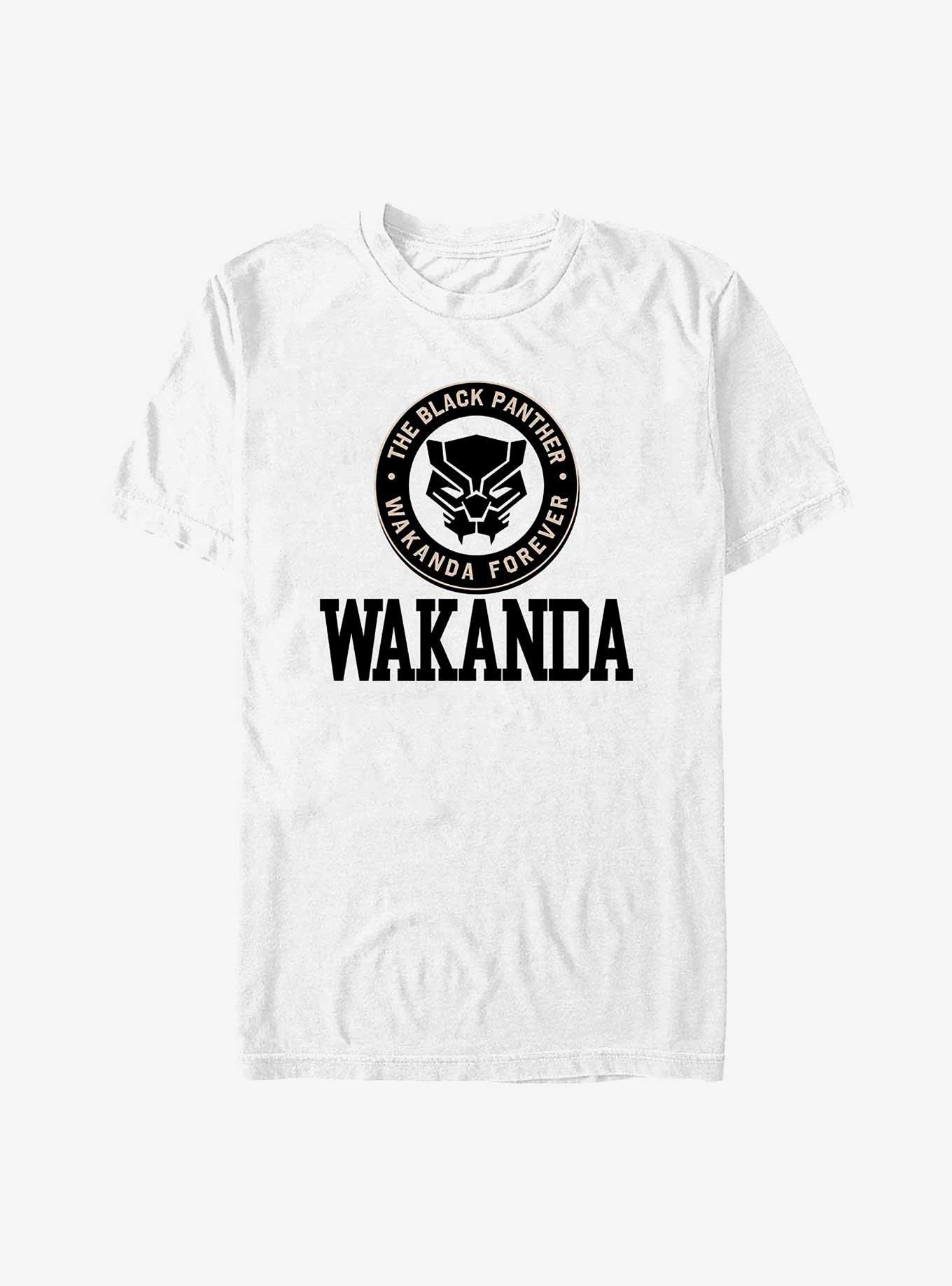 Marvel Black Panther Wakanda Collegiate T-Shirt, WHITE, hi-res