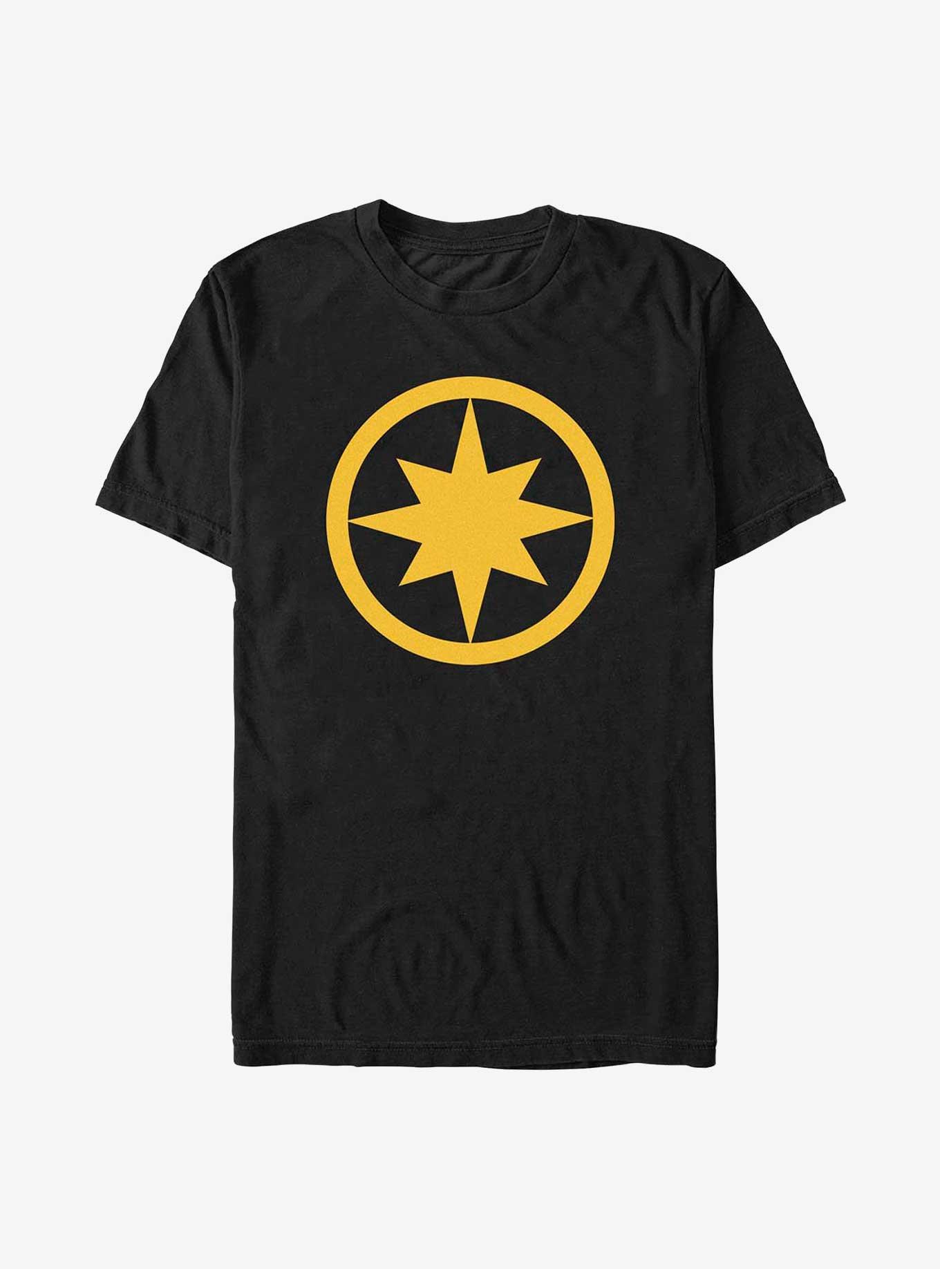 Marvel Captain Marvel Symbol T-Shirt, BLACK, hi-res