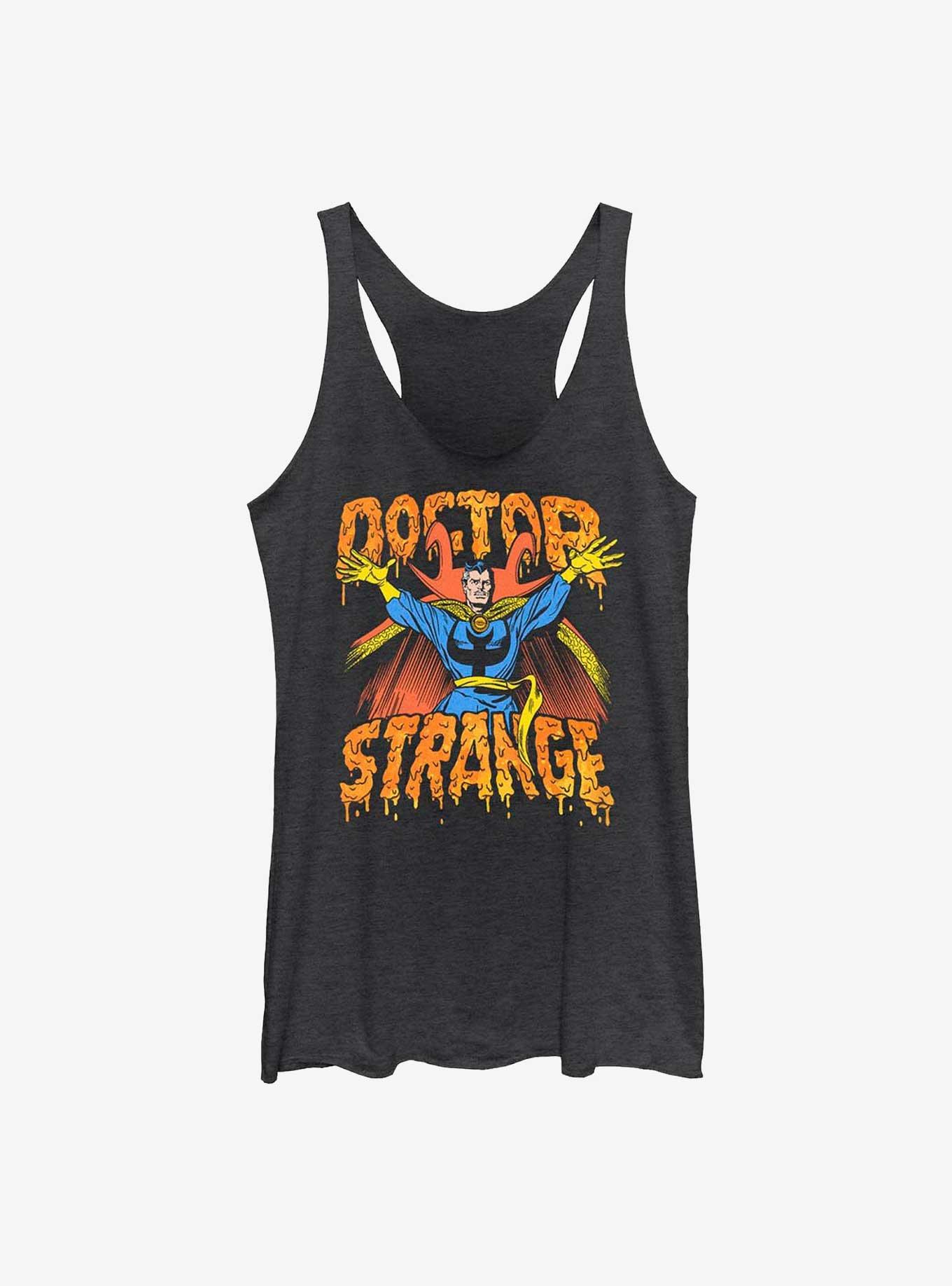 Marvel Doctor Strange Drip Logo Girls Tank, BLK HTR, hi-res