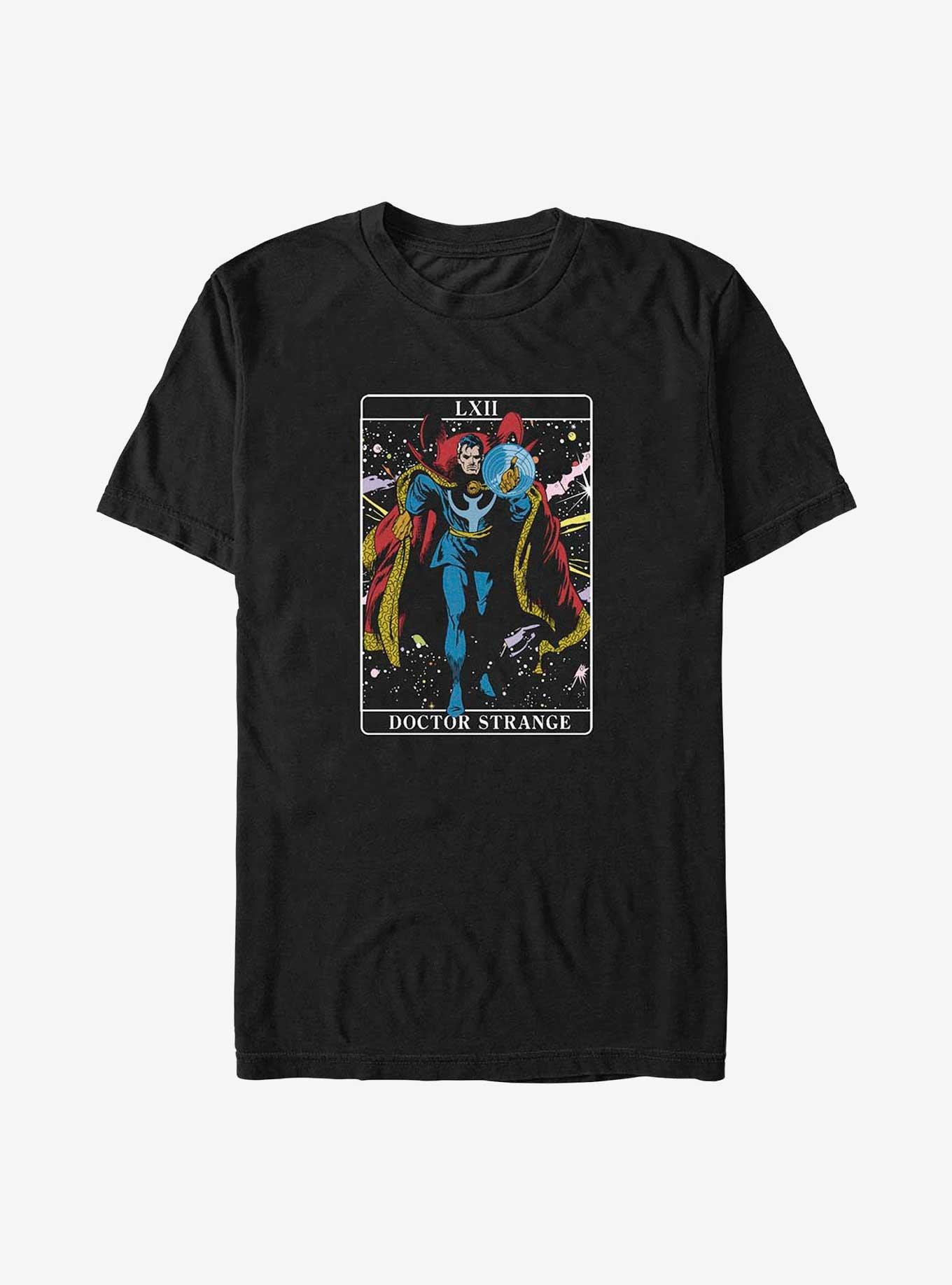 Marvel Doctor Strange Tarot Card T-Shirt, BLACK, hi-res