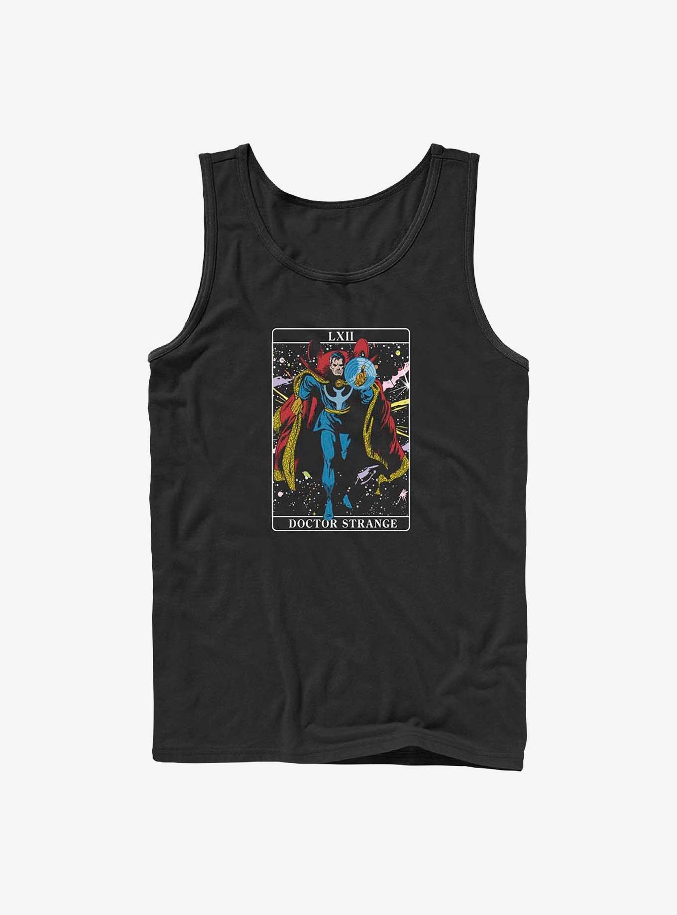 Marvel Doctor Strange Tarot Card Tank, BLACK, hi-res