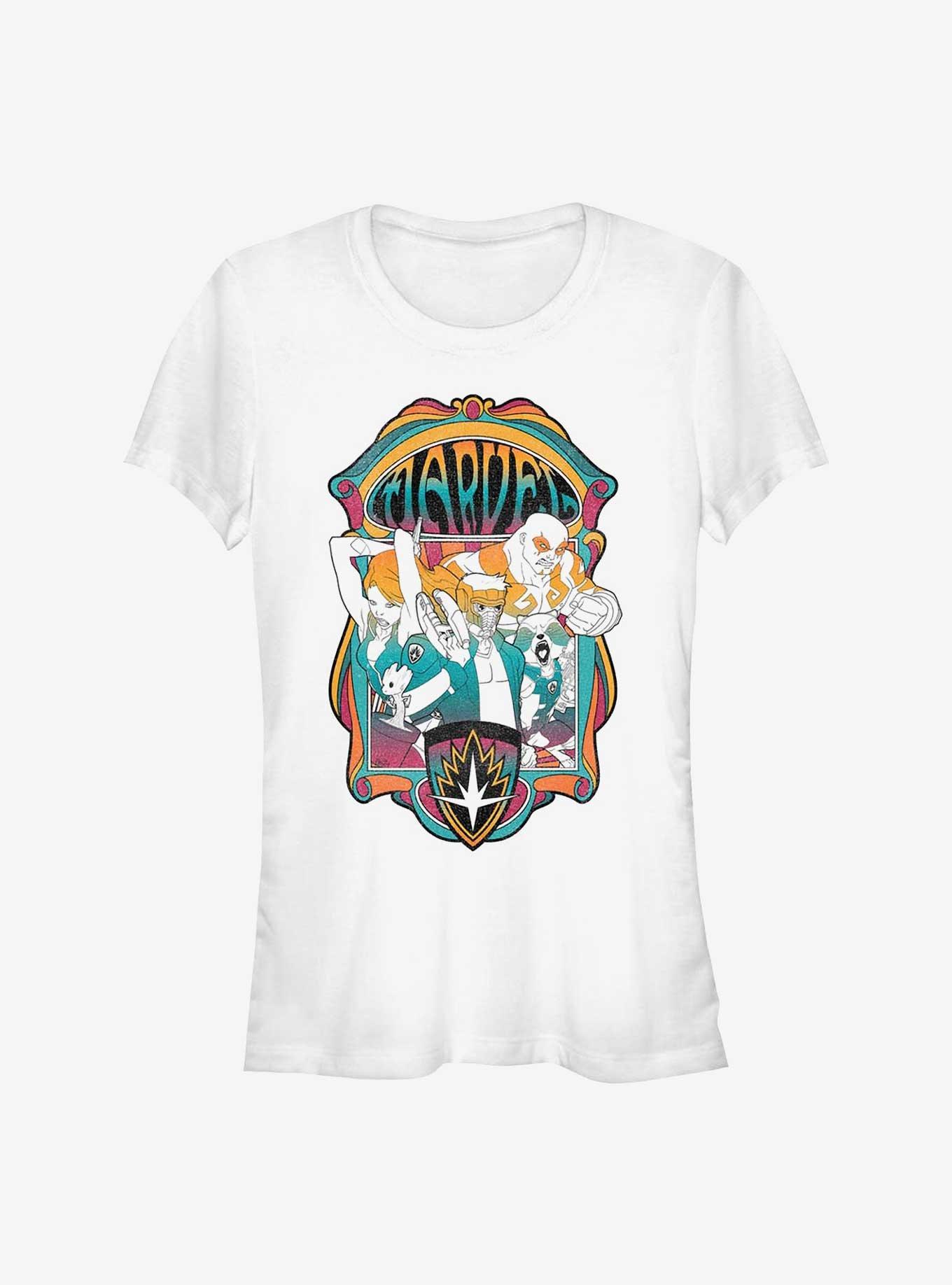 Marvel Guardians of the Galaxy Retro Galaxy Girls T-Shirt, , hi-res