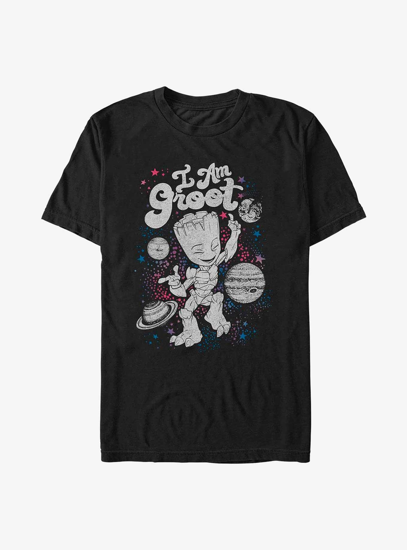 Marvel Guardians of the Galaxy Celestial Groot T-Shirt, BLACK, hi-res