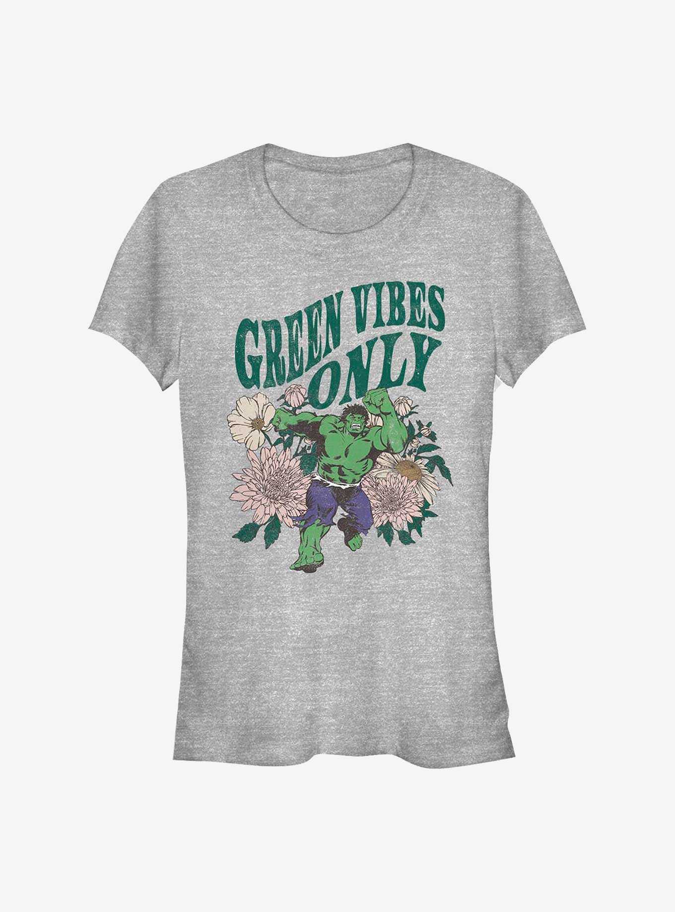 Marvel Hulk Green Vibes Only Girls T-Shirt, , hi-res