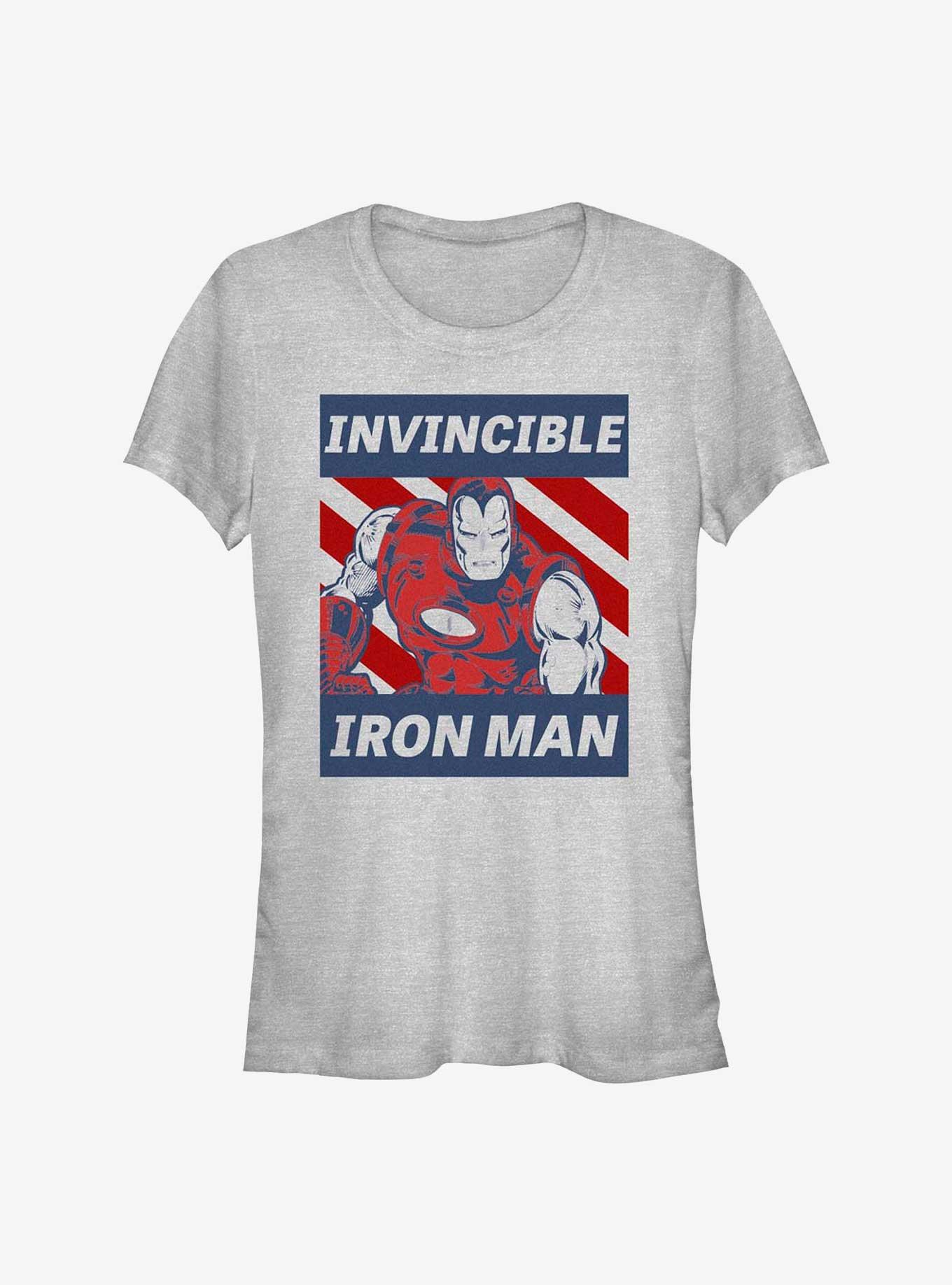 Marvel Iron Man Invincible Guy Girls T-Shirt, ATH HTR, hi-res