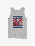 Marvel Iron Man Invincible Guy Tank, ATH HTR, hi-res