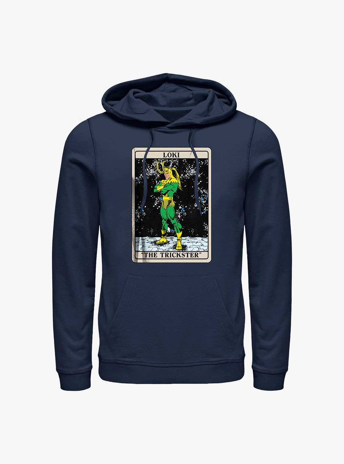 Marvel Loki The Trickster Card Hoodie