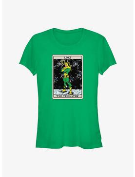 Marvel Loki The Trickster Card Girls T-Shirt, , hi-res