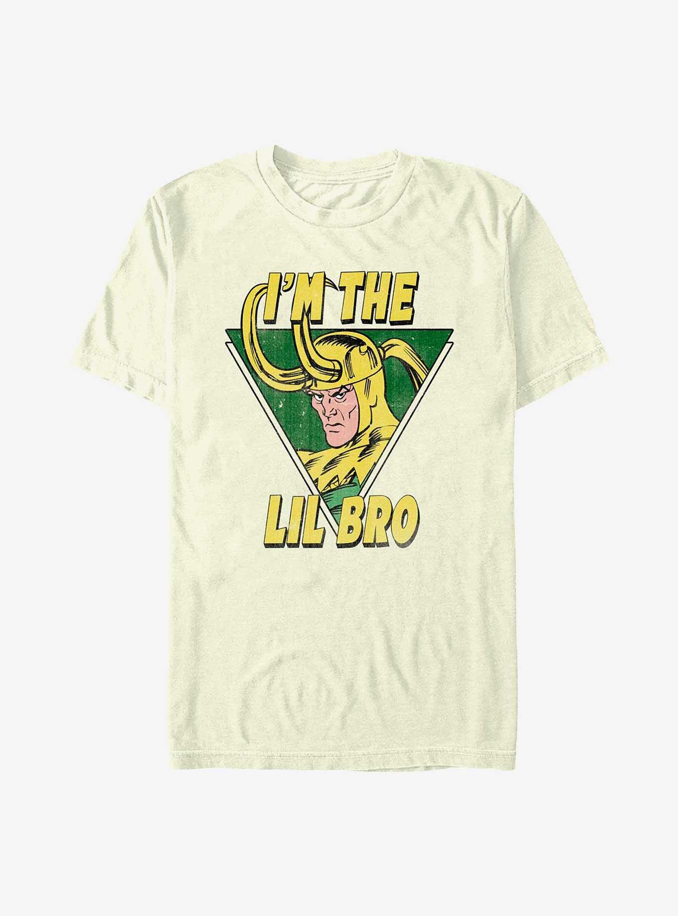 Marvel Loki I'm The Lil Bro T-Shirt, NATURAL, hi-res
