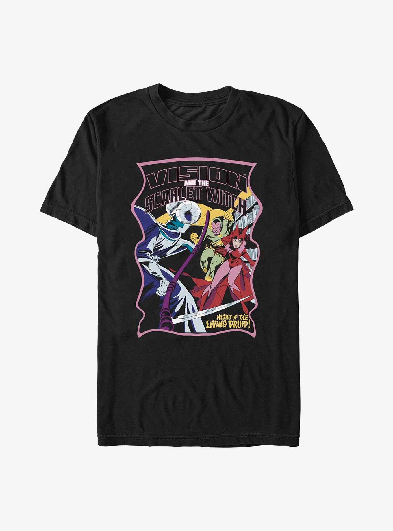 Marvel Scarlet Witch Vision and the Scarlet Witch Poster T-Shirt