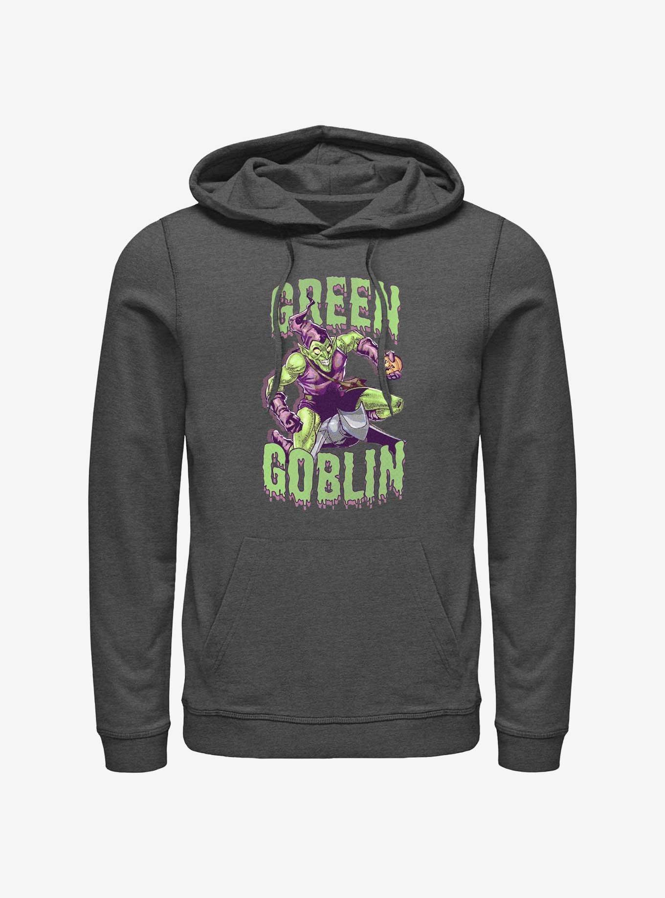 Marvel Spider-Man Green Goblin Hoodie, CHAR HTR, hi-res