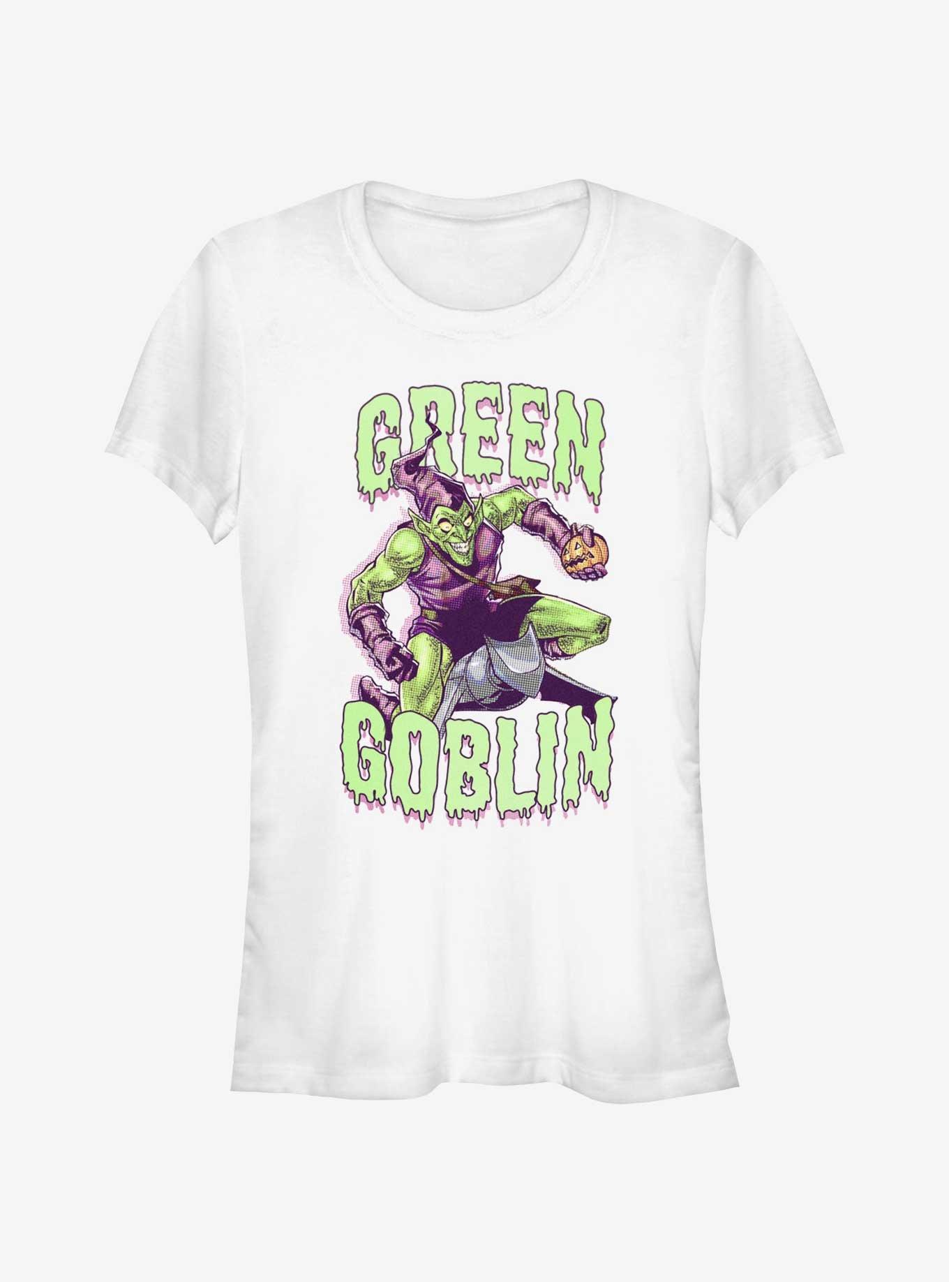 Marvel Spider-Man Green Goblin Girls T-Shirt, WHITE, hi-res