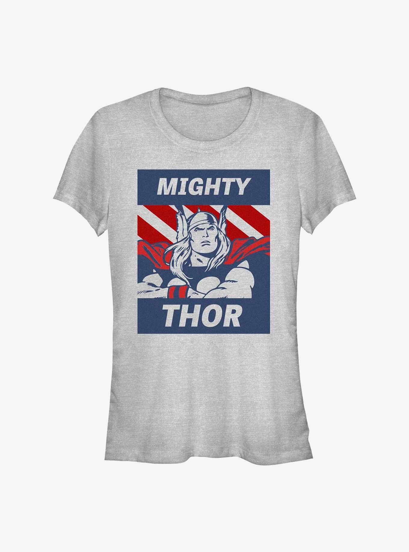Marvel Thor Mighty Guy Girls T-Shirt, ATH HTR, hi-res