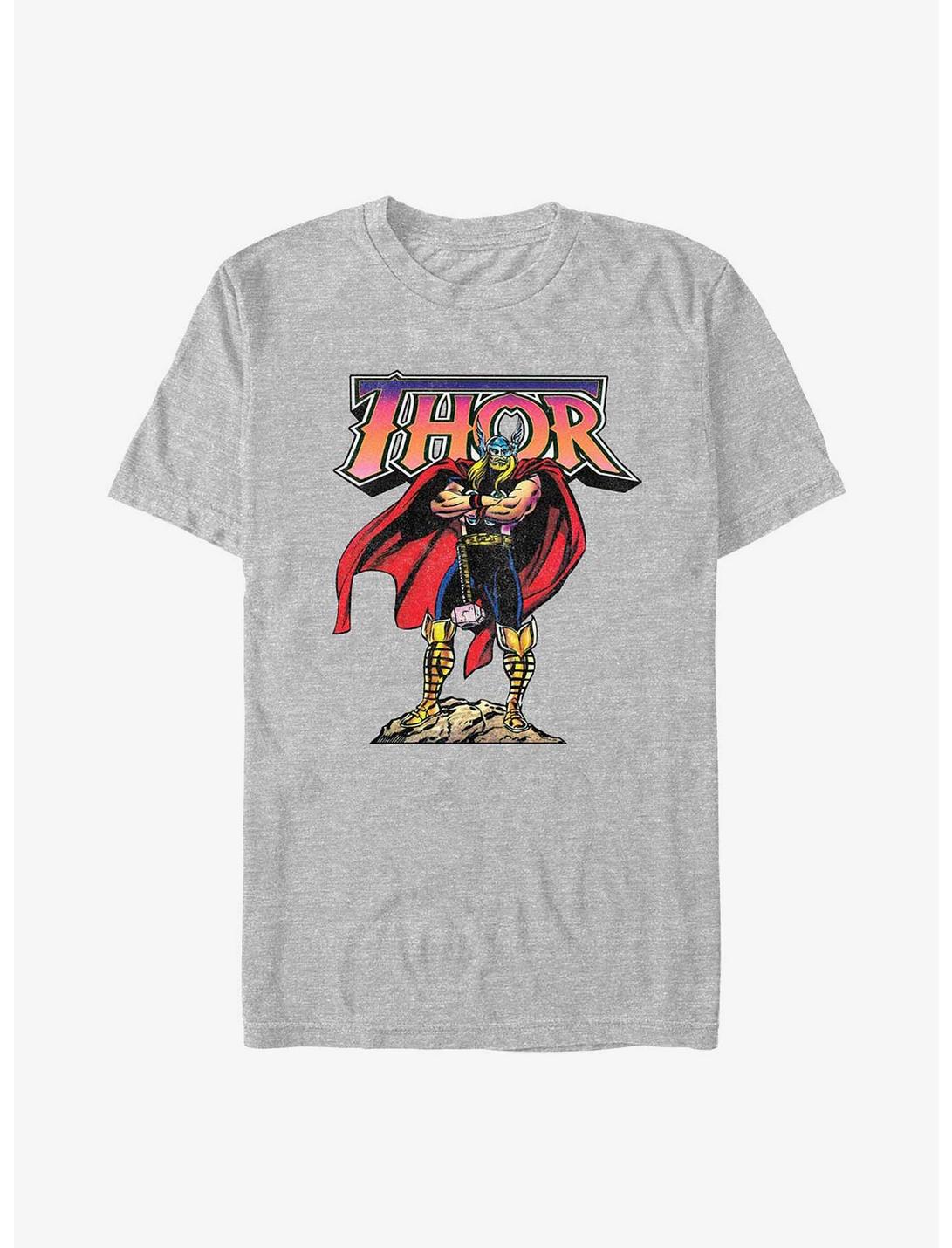 Marvel Thor Hero Pose T-Shirt, BLACK, hi-res