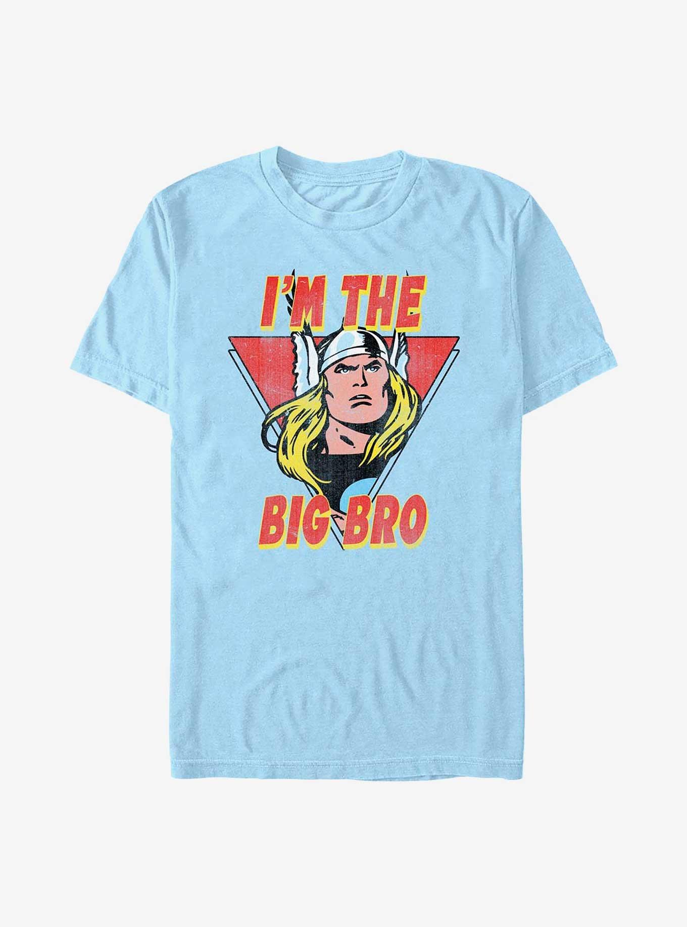 Marvel Thor I'm The Big Bro T-Shirt, LT BLUE, hi-res