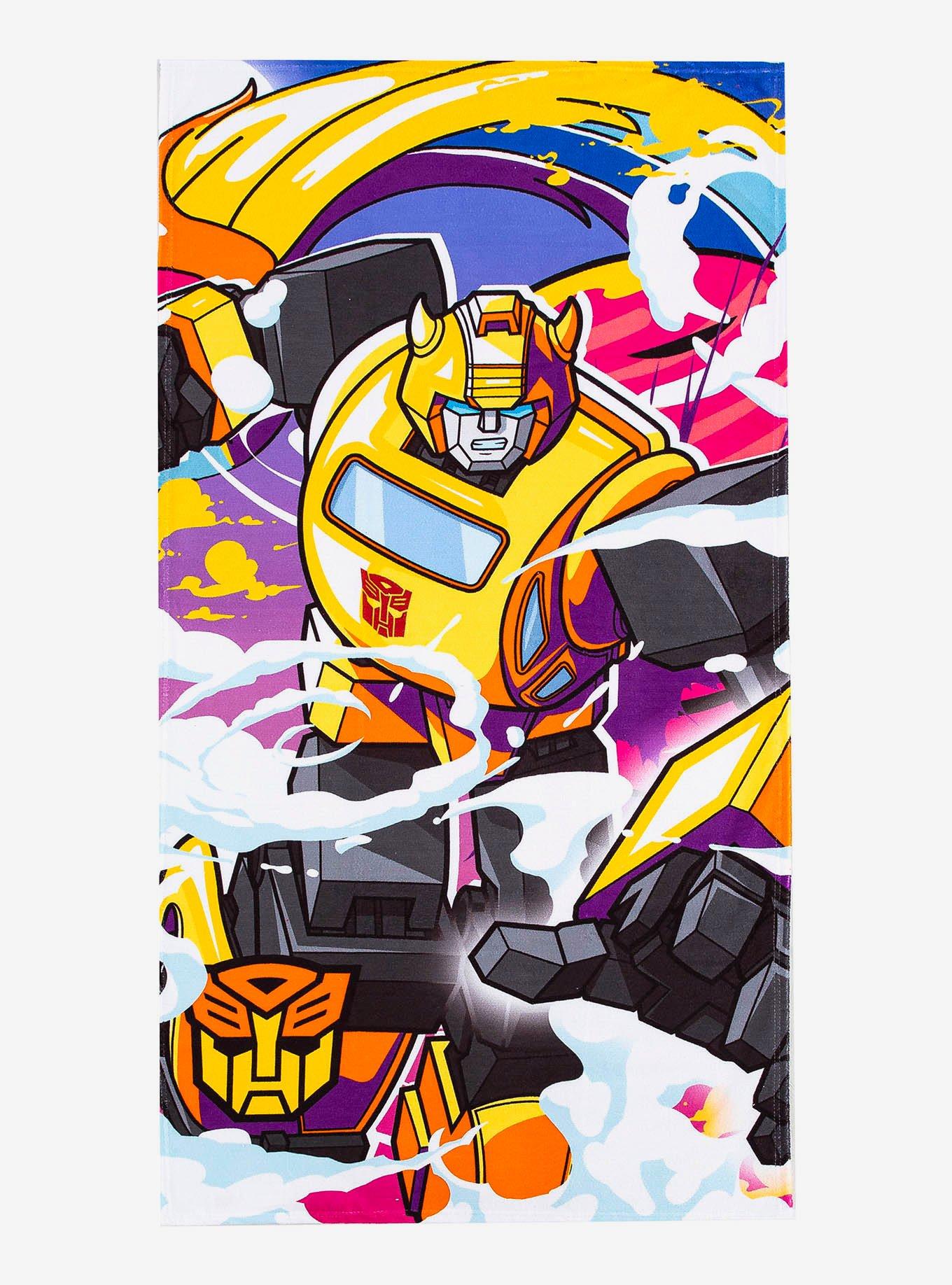 Transformers Neon Smoke Beach Towel, , hi-res