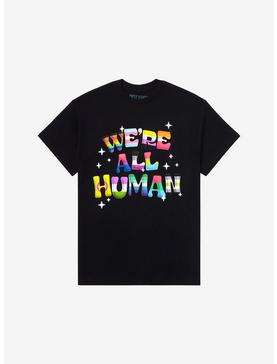 We're All Human Pride Flag T-Shirt, , hi-res