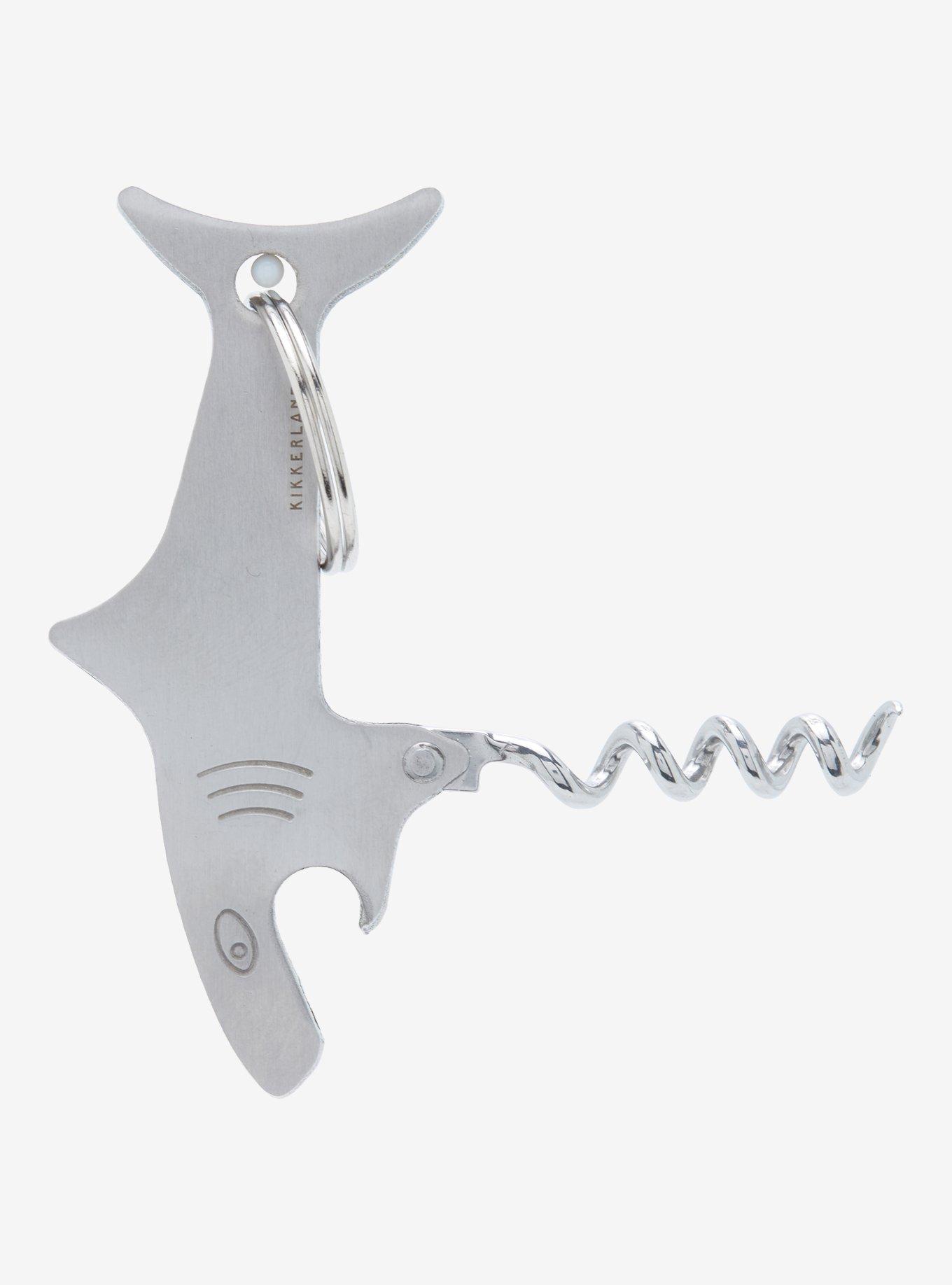 Kikkerland Shark Multi-Tool Keyring, , hi-res