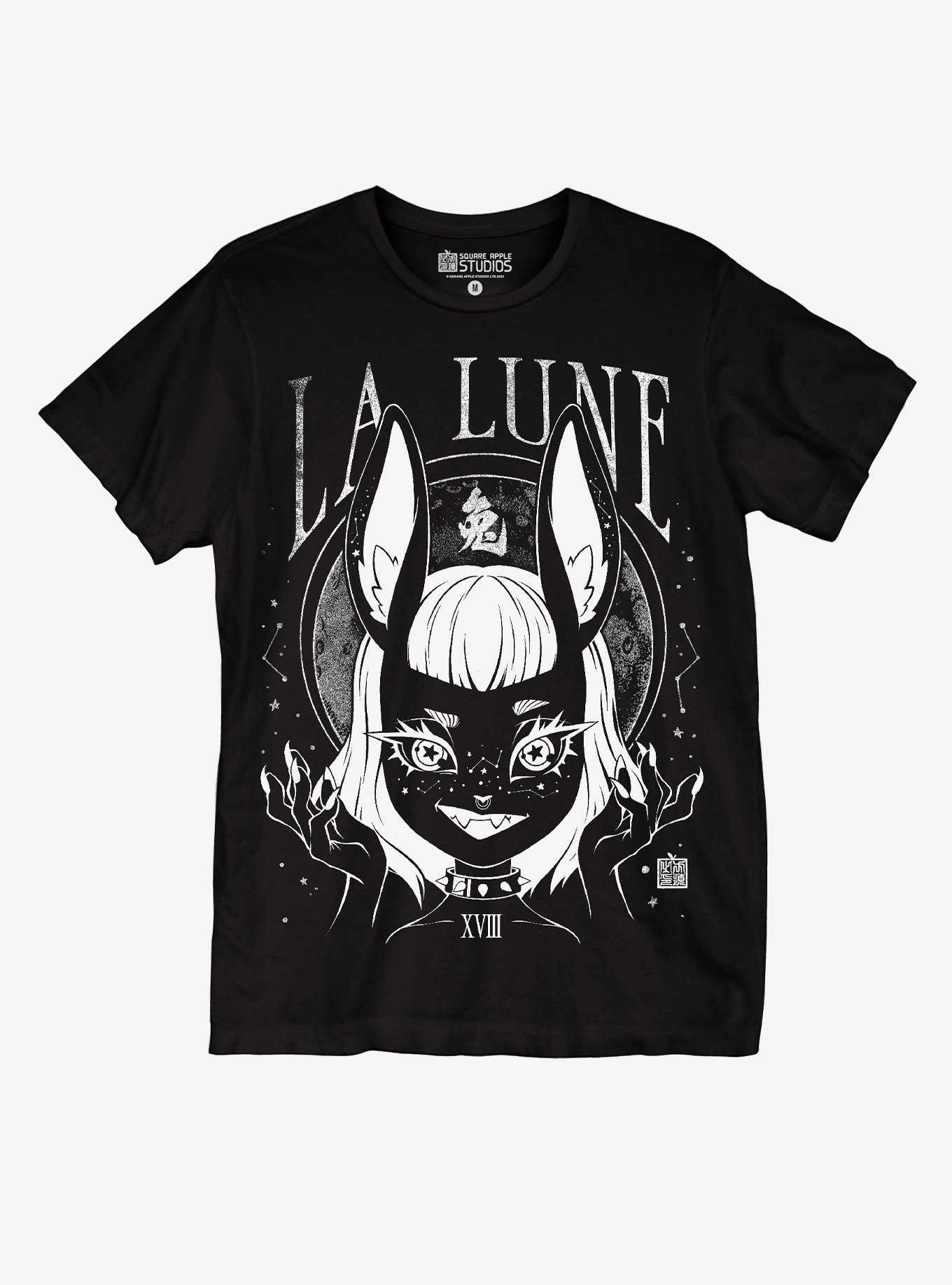La Lune Rabbit Girl T-Shirt By Square Apple Studios, , hi-res