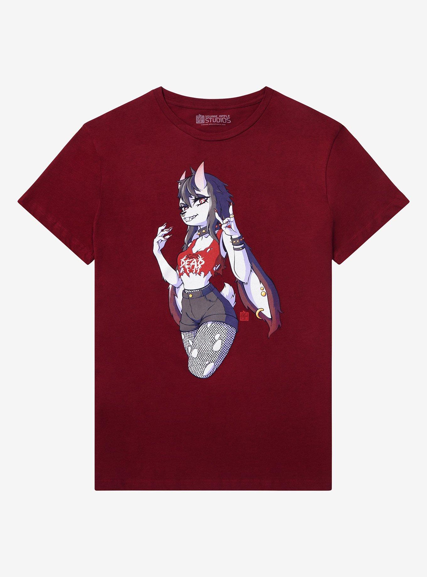 Punk Rock Rabbit T-Shirt By Square Apple Studios, , hi-res