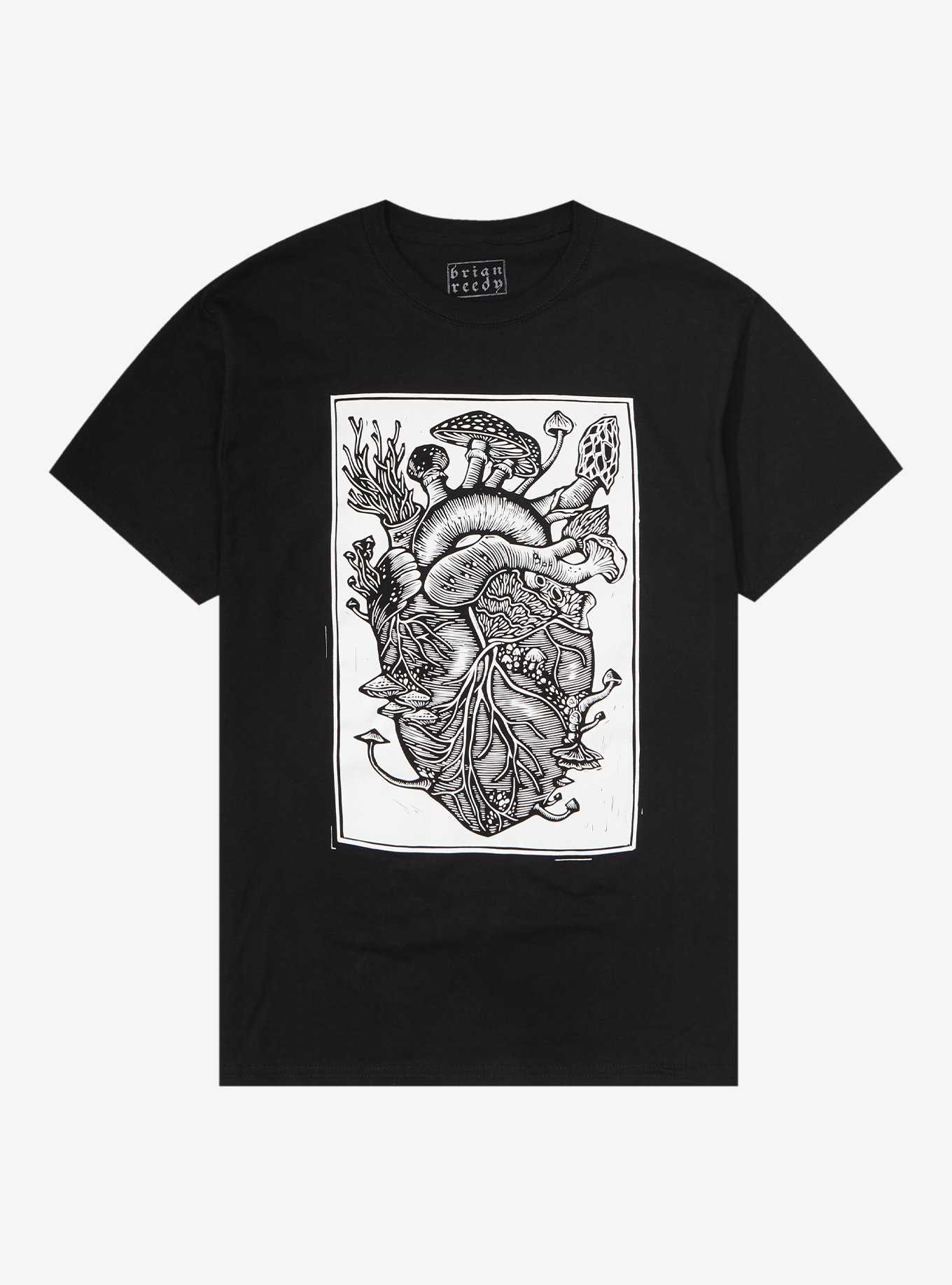 Mushroom Heart T-Shirt By Brian Reedy, , hi-res