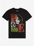 Public Enemy Target Logo T-Shirt, BLACK, hi-res