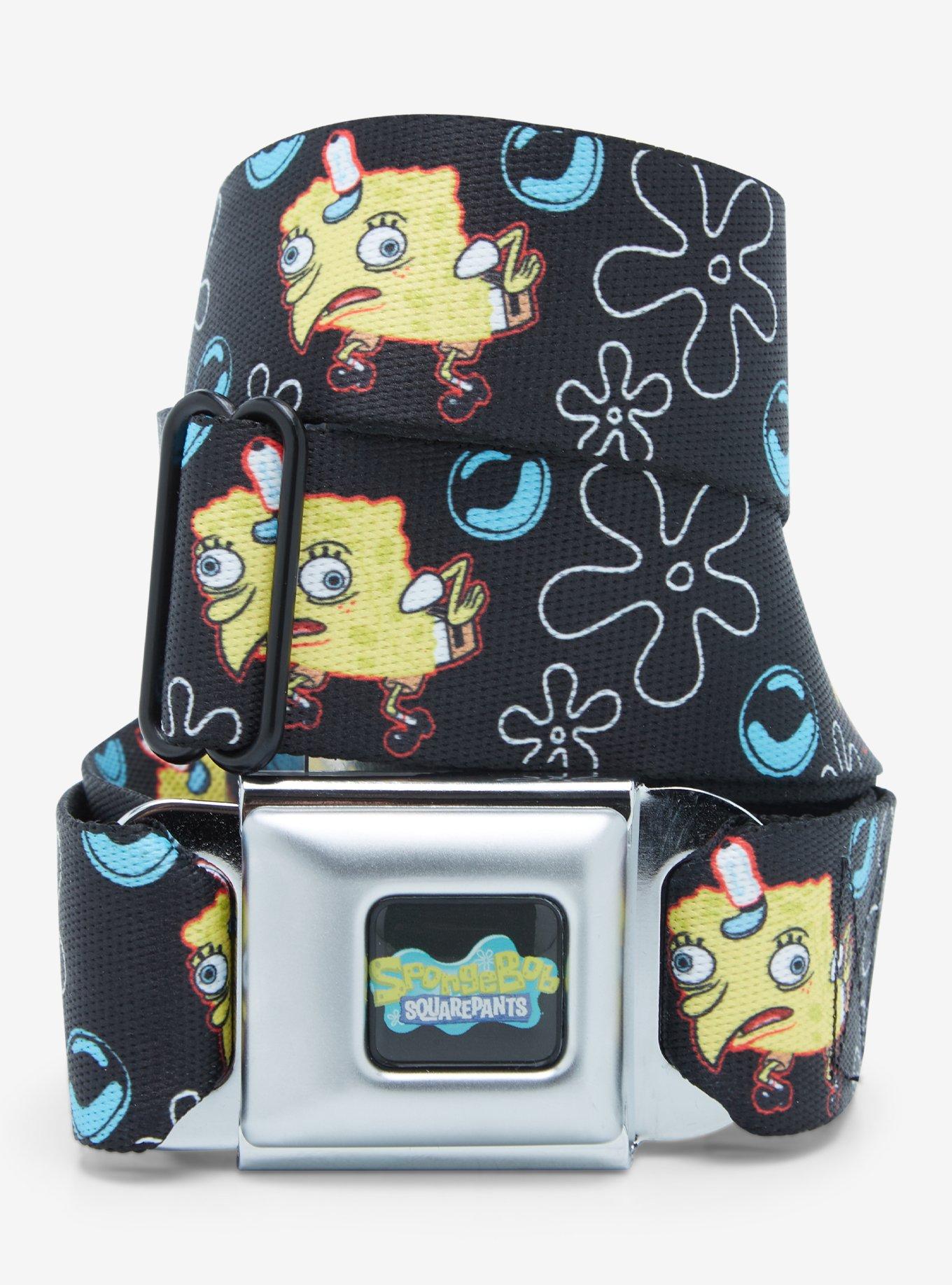 SpongeBob SquarePants Mocking Meme Seatbelt Belt Hot Topic