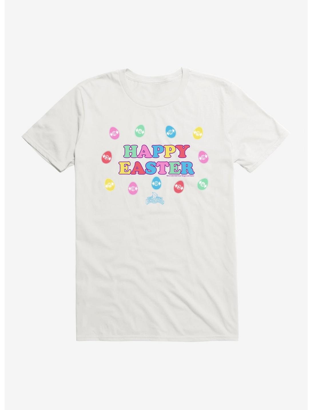 Mighty Morphin Power Rangers Happy Easter T-Shirt, WHITE, hi-res