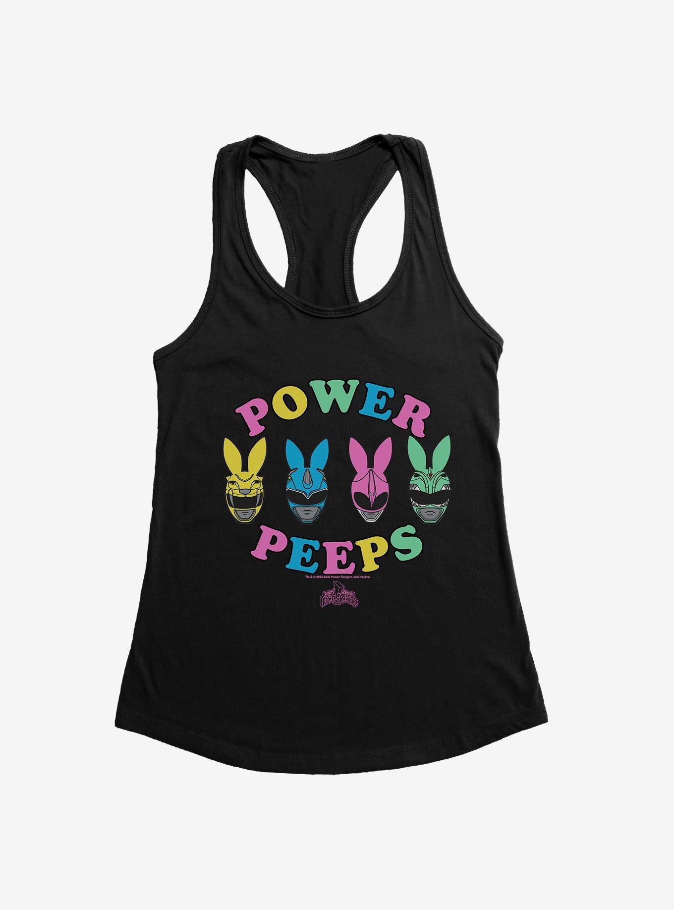 Mighty Morphin Power Rangers Power Peeps Womens Tank Top