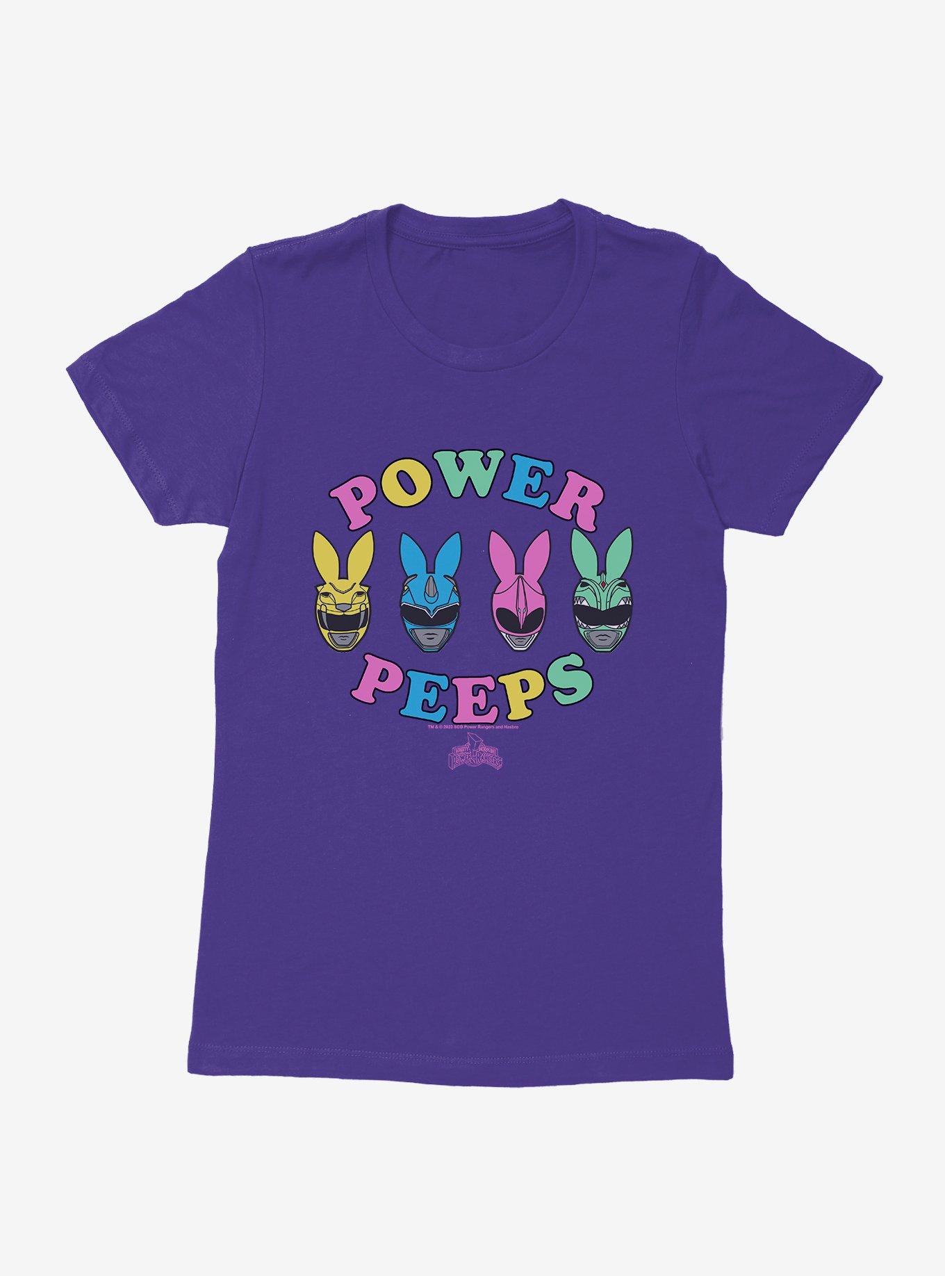 Mighty Morphin Power Rangers Power Peeps Womens T-Shirt